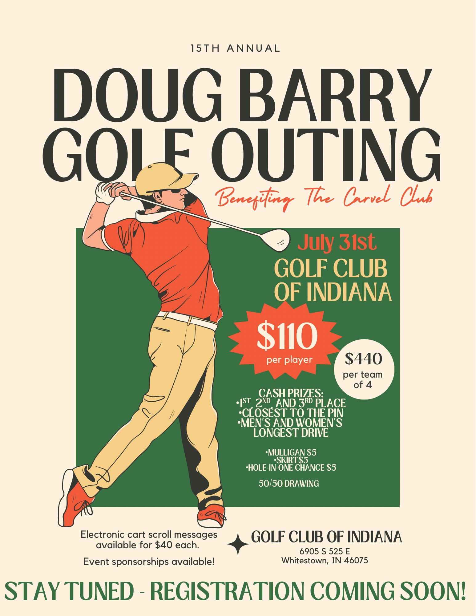doug barry golf outing flyer